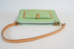 Louis Vuitton Monogram Vernis Mallory Square Peppermint Green Used