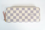 Louis Vuitton Damier Azur Clemence Wallet Used