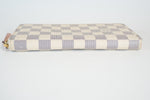 Louis Vuitton Damier Azur Clemence Wallet Used