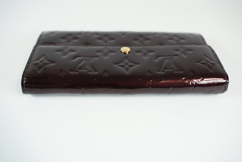 Louis Vuitton Monogram Vernis Sarah Wallet Used