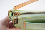 Louis Vuitton Monogram Vernis Mallory Square Peppermint Green Used