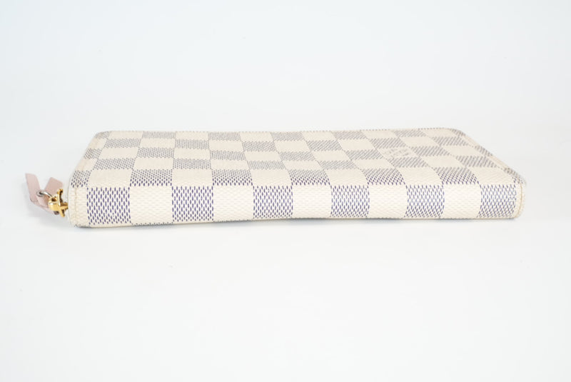 Louis Vuitton Damier Azur Clemence Wallet Used