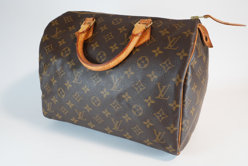 Louis Vuitton Monogram Speedy 30 Handbag Used