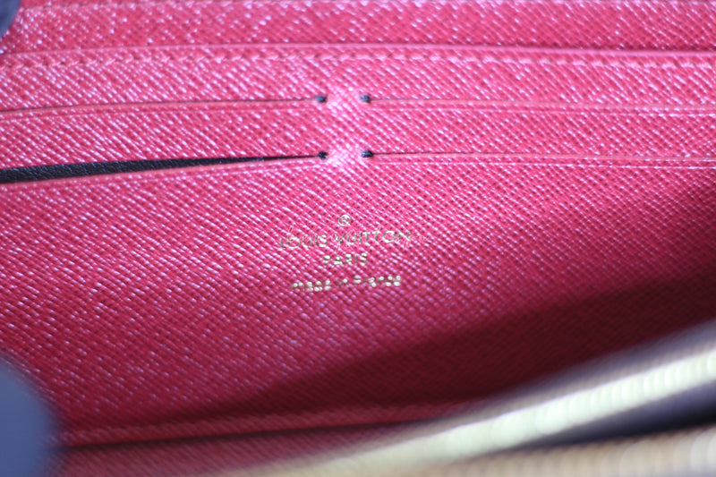 Louis Vuitton Monogram Clemence Wallet Fuchsia Interior Used –  luxuryforlessjpn